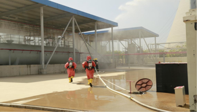 建投集團(tuán)、建投能源和邢臺(tái)熱電聯(lián)合組織開展三級(jí)聯(lián)動(dòng)生態(tài)環(huán)境綜合應(yīng)急演練